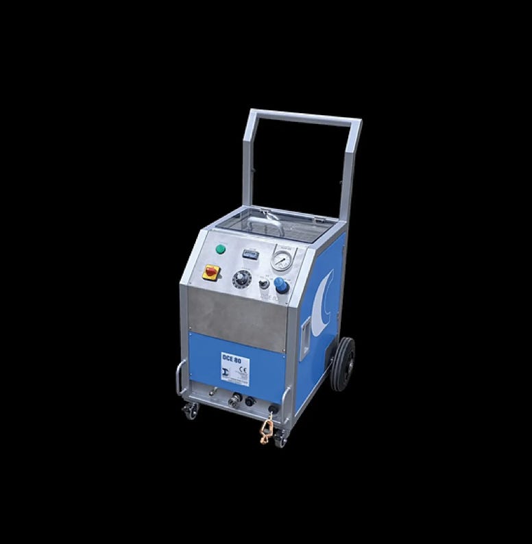 Dry ice blasting, dry ice blasting machines