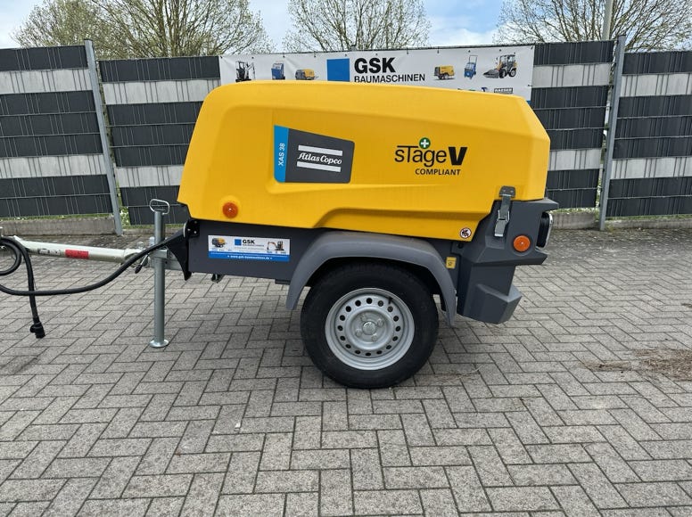 Atlas Copco , screw compressor, construction site compressor, compressor, mobile, air pump, l, mobile construction compressor, Portable Air Compressor,