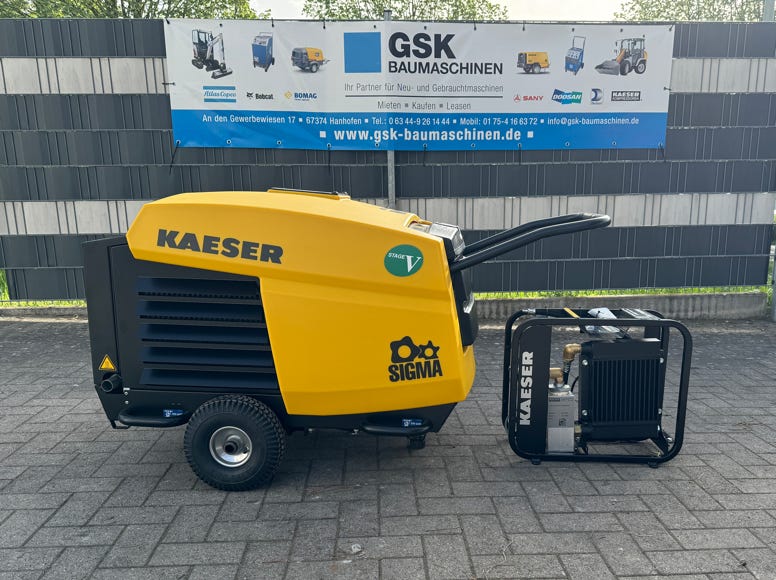 Kaeser, screw compressor, construction site compressor, compressor, mobile, air pump, M50, M59, M82, M118, M125, Sigma profile, mobile construction compressor, Portable Air Compressor,