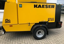 Kaeser M125 construction compressor from GSK Baumaschinen